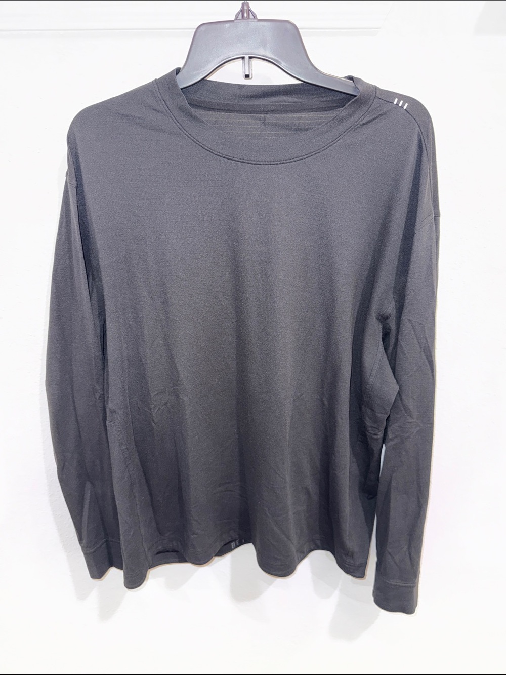 Men's Lululemon Long Sleeve Crewneck Shirt - Black